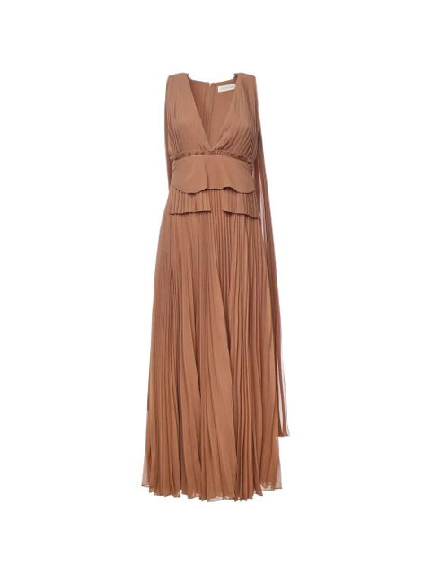 ZIMMERMANN Memento V-neck maxi dress - Neutrals - zdjęcie produktu nr 1