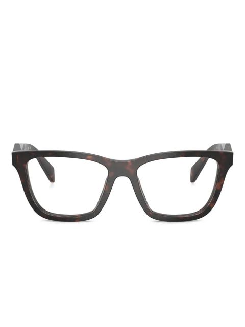 Prada Eyewear square-frame glasses - Brown - zdjęcie produktu nr 1