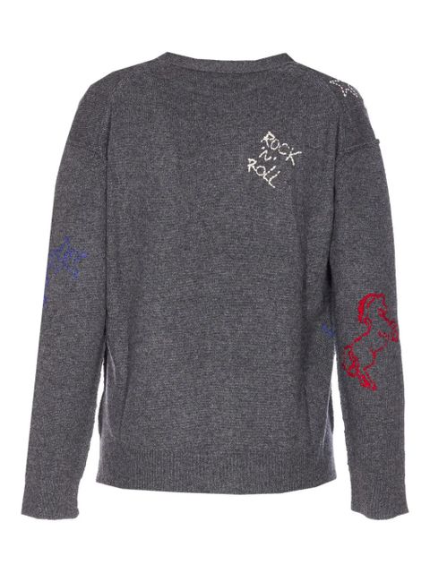 Zadig&Voltaire Mirkaz V-neck cashmere cardigan - Grey