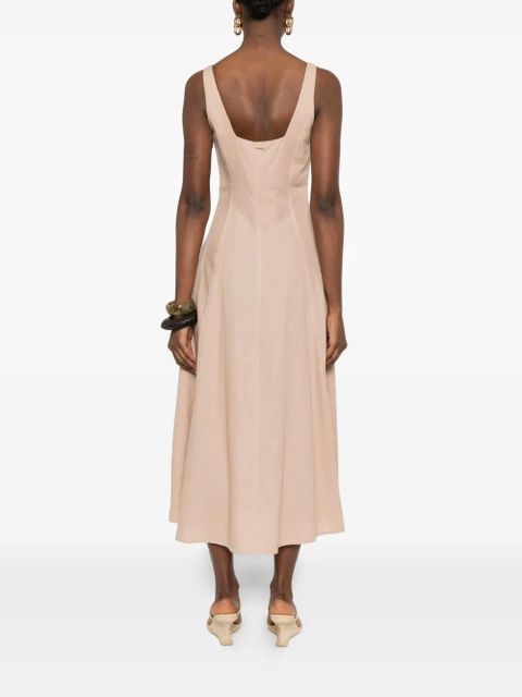 TWINSET panelled midi dress - Neutrals - zdjęcie produktu nr 2