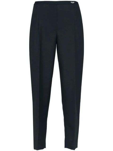 Prada kid-mohair tailored trousers - Black - zdjęcie produktu nr 1