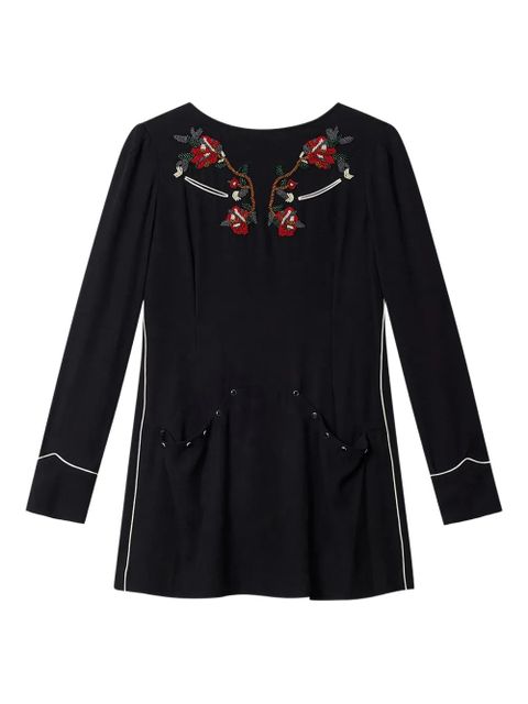 ISABEL MARANT Youma beaded mini dress - Black - zdjęcie produktu nr 1