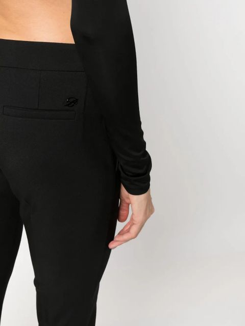 Blumarine low-rise cropped trousers - Black