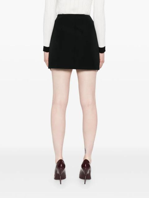 Balmain virgin wool skirt - Black