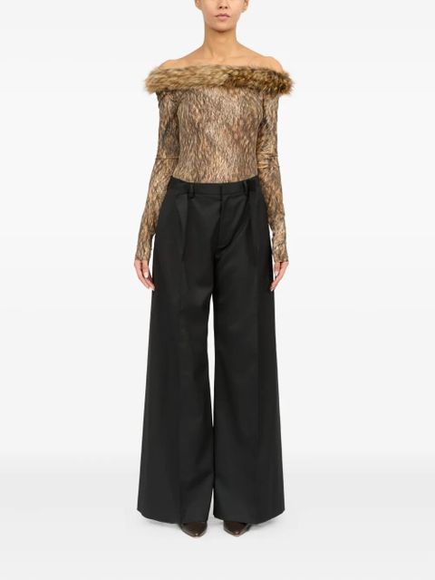 MM6 Maison Margiela tailored trousers - Black - zdjęcie produktu nr 2