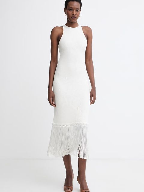 BOSS Orange sukienka letnia z wiskozą C Farseille - zdjęcie produktu nr 1