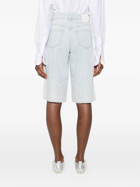 Maje embellished shorts - Blue