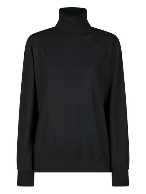 DRIES VAN NOTEN wool turtleneck sweater - Black - zdjęcie produktu nr 1