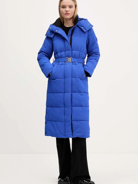 Desigual kurtka EXTRA CINTURON2 kolor niebieski zimowa 25WWEW24 - zdjęcie produktu nr 1