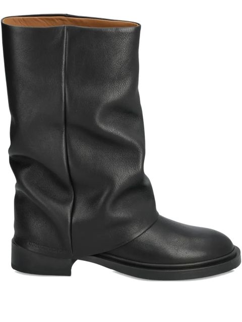 Copenhagen gathered boots - Black - zdjęcie produktu nr 1