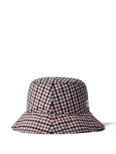 Miu Miu Vichy bucket hat - Brown