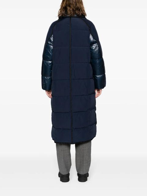 GANNI quilted puffer coat - Blue