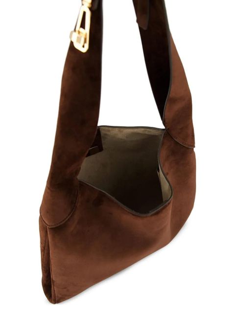 Gabriela Hearst small suede tote bag - Brown