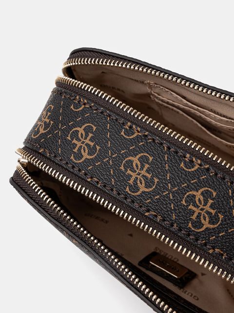 Guess torebka NOELLE kolor brązowy HWQG96 72140