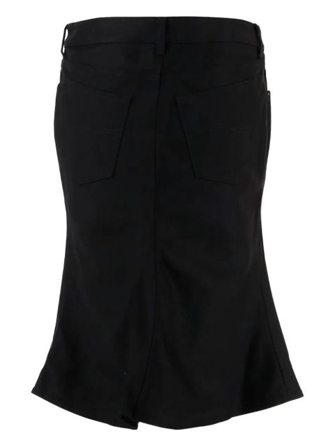 Balenciaga godet denim skirt - Black - zdjęcie produktu nr 2