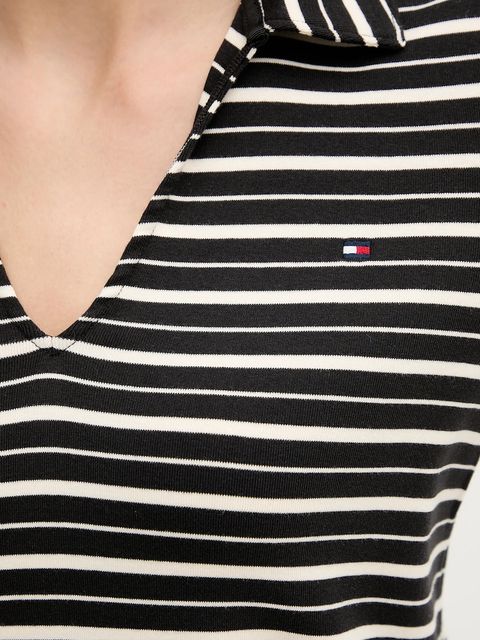 Tommy Hilfiger sukienka bawełniana kolor czarny mini rozkloszowana WW0WW47868