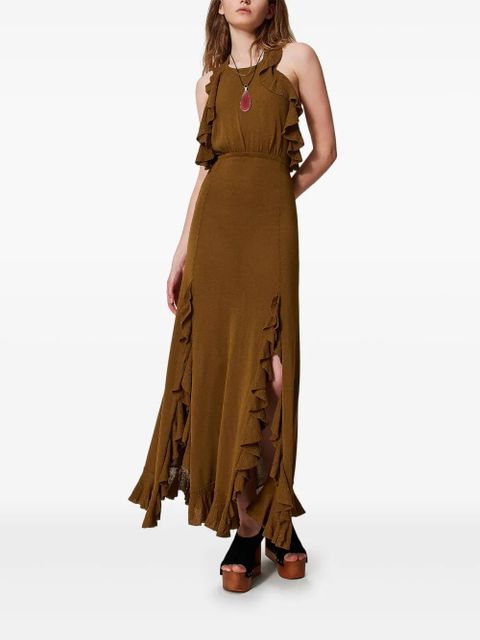 TWINSET knitted dress - Brown - zdjęcie produktu nr 2