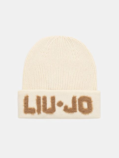 Liu Jo czapka z wełną kolor beżowy 2F5059.M0300 - zdjęcie produktu nr 1