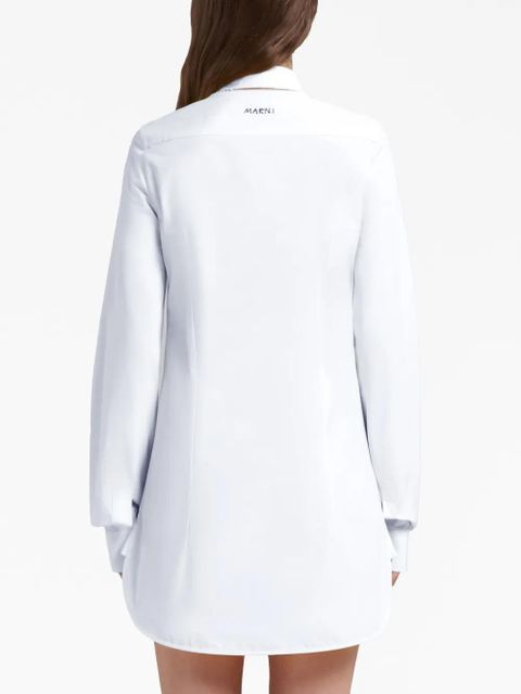 Marni balloon-sleeve poplin shirt - White