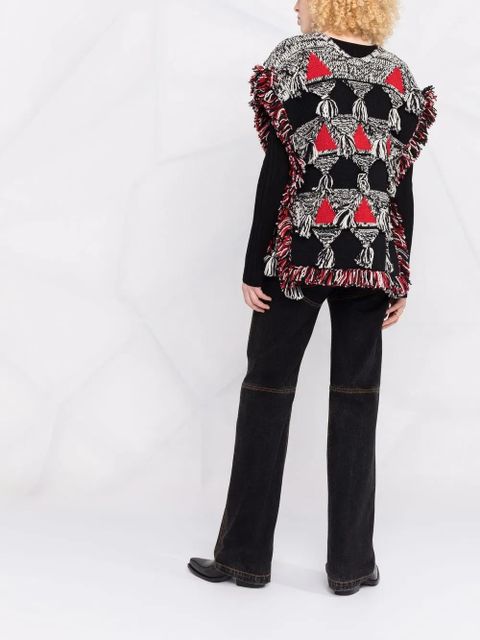 ETRO tassel-detail wool jumper - Black
