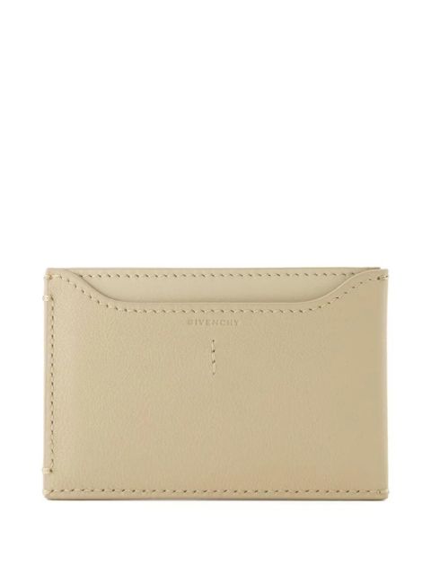 Givenchy Day embossed-logo leather card holder - Neutrals - zdjęcie produktu nr 2