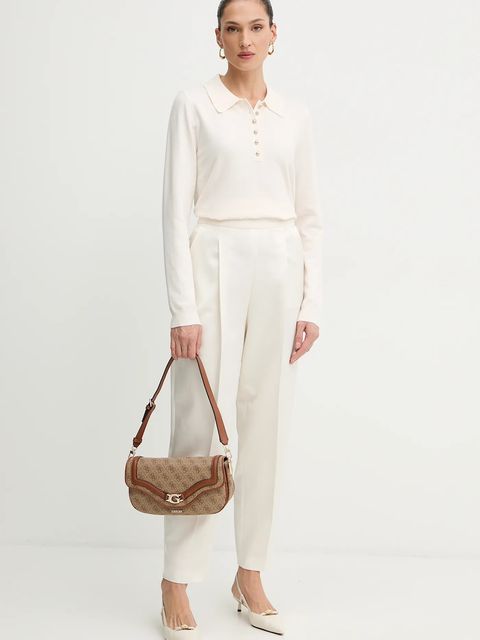 Morgan sweter damski kolor beżowy lekki MPOLI - zdjęcie produktu nr 2