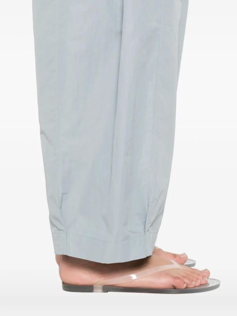 The Row pleated wide-leg trousers - White