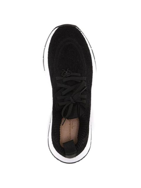 Gianvito Rossi knit lace-up sneakers - Black