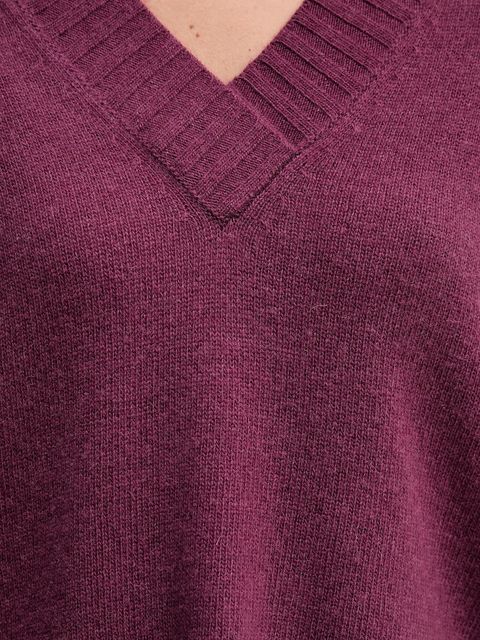 United Colors of Benetton sweter z dodatkiem wełny damski kolor fioletowy 1244D403A