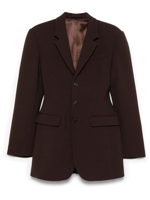 WARDROBE.NYC longline blazer - Brown - zdjęcie produktu nr 1