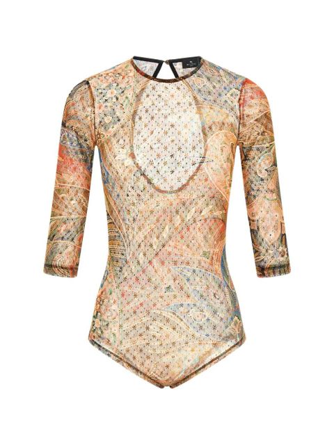 ETRO paisley-print bodysuit - Neutrals - zdjęcie produktu nr 1