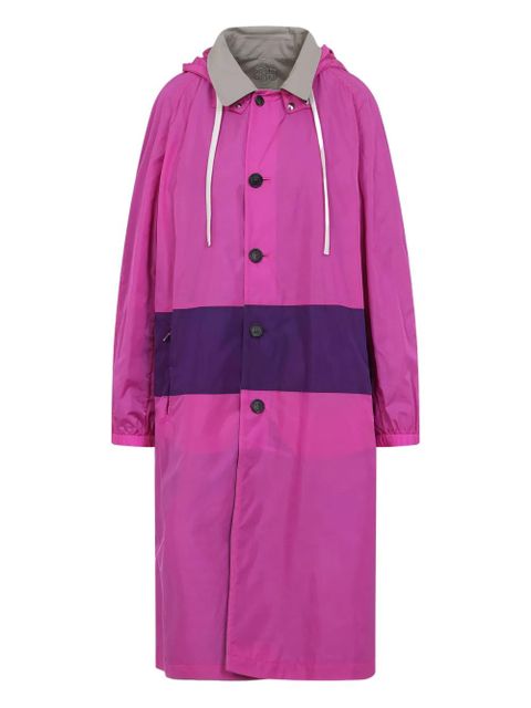 Miu Miu reversible hooded raincoat - Grey