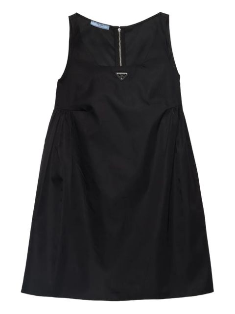 Prada triangle-logo mini dress - Black - zdjęcie produktu nr 1