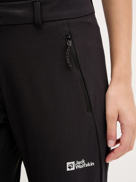 Jack Wolfskin spodnie outdoorowe Hikeout kolor czarny A63927