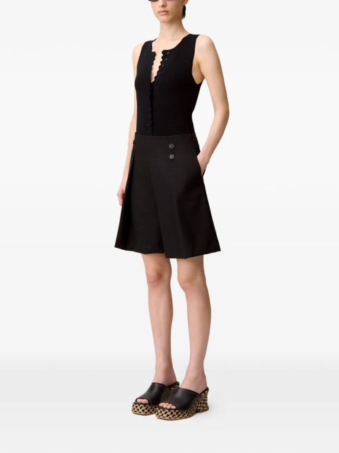 Claudie Pierlot button-fastening bodysuit - Black