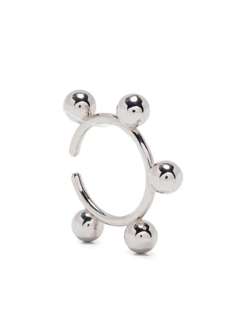 Jil Sander sphere-embellished ear cuff - Silver