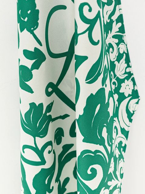 Liu Jo chusta damska kolor zielony wzorzysta 2A6061 T2745 - zdjęcie produktu nr 2