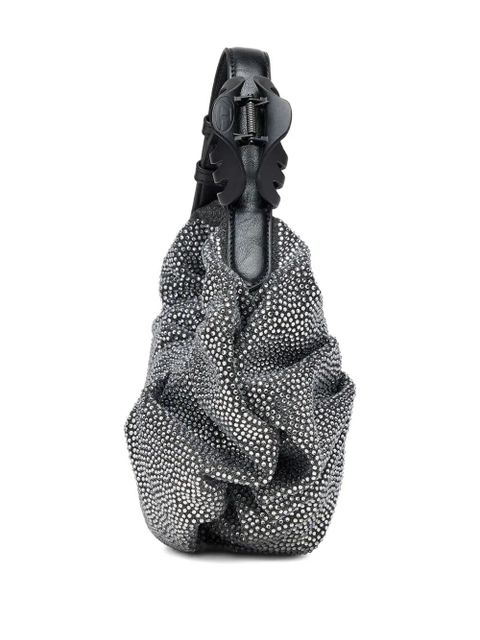 Diesel small Grab-D embellished scrunched shoulder bag - Grey - zdjęcie produktu nr 2