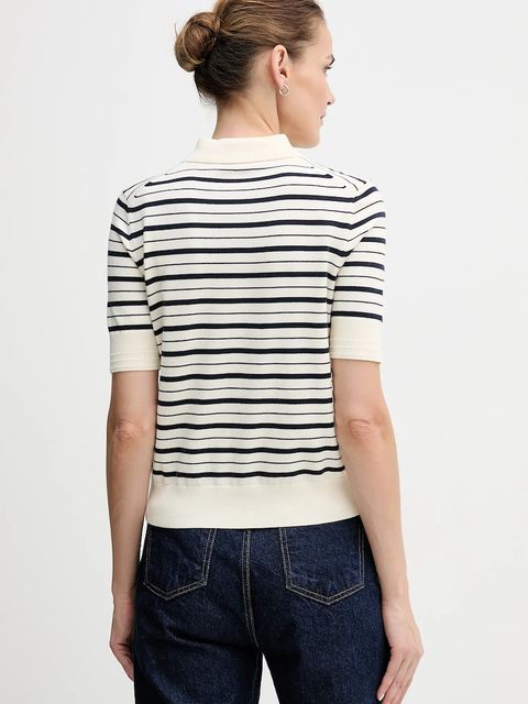 Tommy Hilfiger sweter damski kolor beżowy WW0WW47622 - zdjęcie produktu nr 2