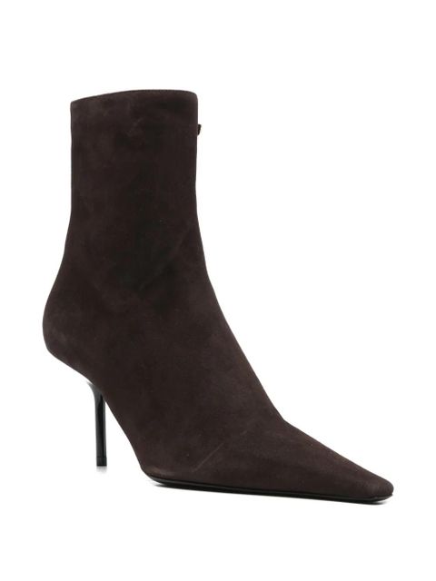 Victoria Beckham 45mm suede boots - Brown - zdjęcie produktu nr 2