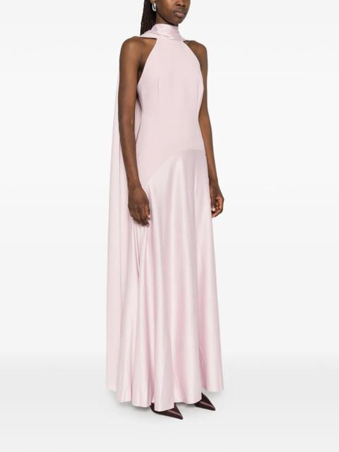 Solace London Cece cape maxi dress - Pink