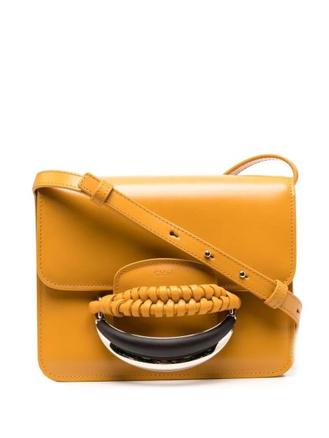 Chloé Kattie leather cross body bag - Yellow - zdjęcie produktu nr 1