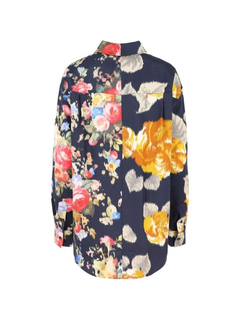 Essentiel Antwerp floral shirt - Blue - zdjęcie produktu nr 2