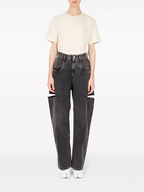 Maison Margiela high-rise tapered jeans - Black