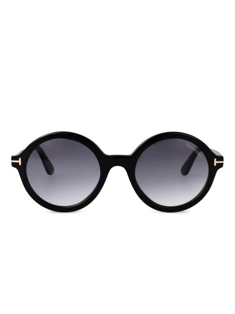 TOM FORD Eyewear Nicolette round-frame sunglasses - Black - zdjęcie produktu nr 1