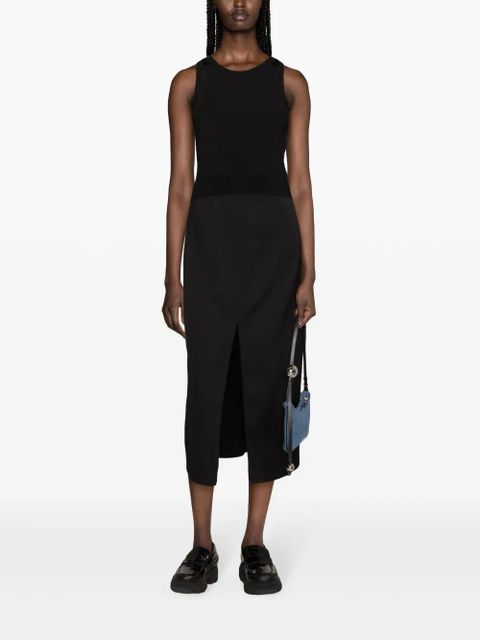 Golden Goose A-line virgin wool midi skirt - Black - zdjęcie produktu nr 2