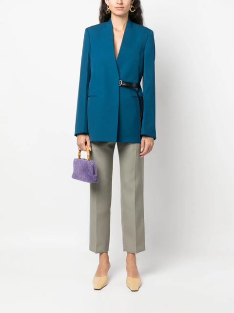 Jil Sander tailored virgin wool blazer - Blue - zdjęcie produktu nr 2