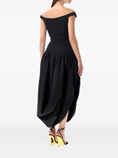 Magda Butrym off-shoulder neck midi dress - Black - zdjęcie produktu nr 2