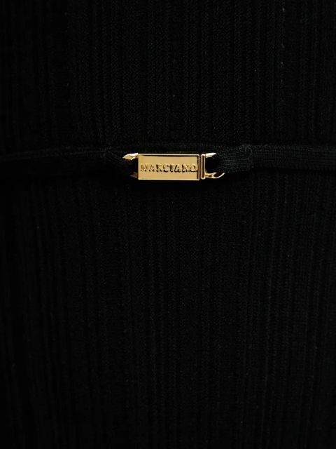 Marciano Guess sukienka GIADA kolor czarny midi rozkloszowana 5GGK26 5874Z