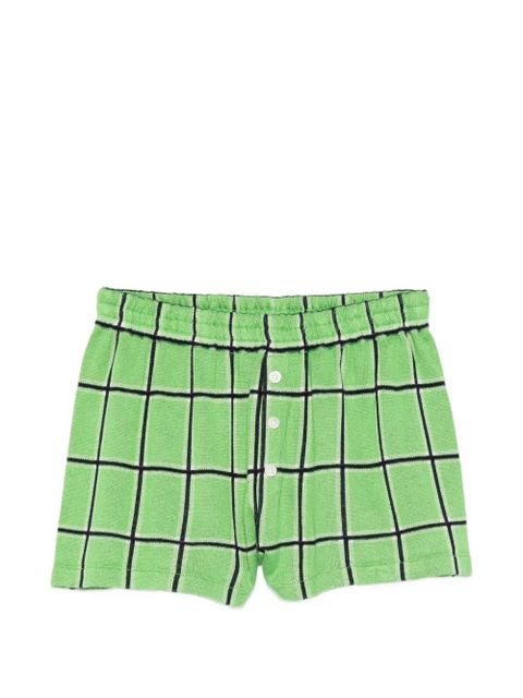 Guest In Residence plaid shorts - Green - zdjęcie produktu nr 1